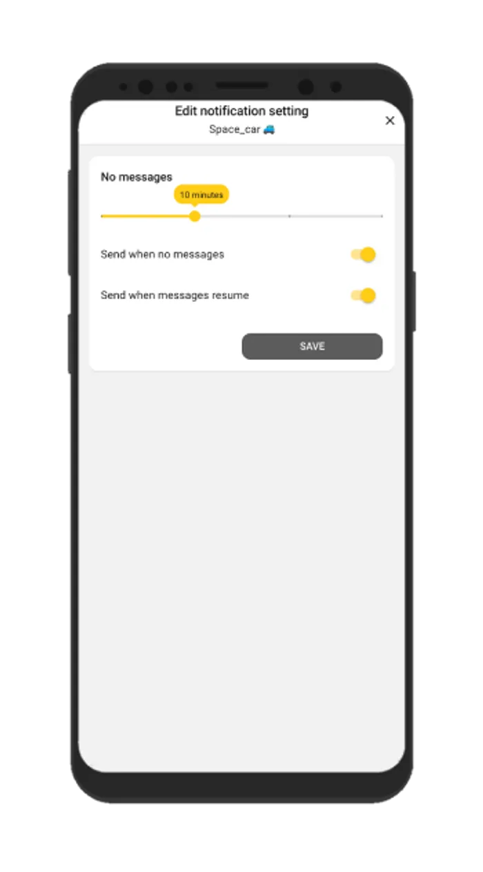 Notifications about the real location of the GPS tracker