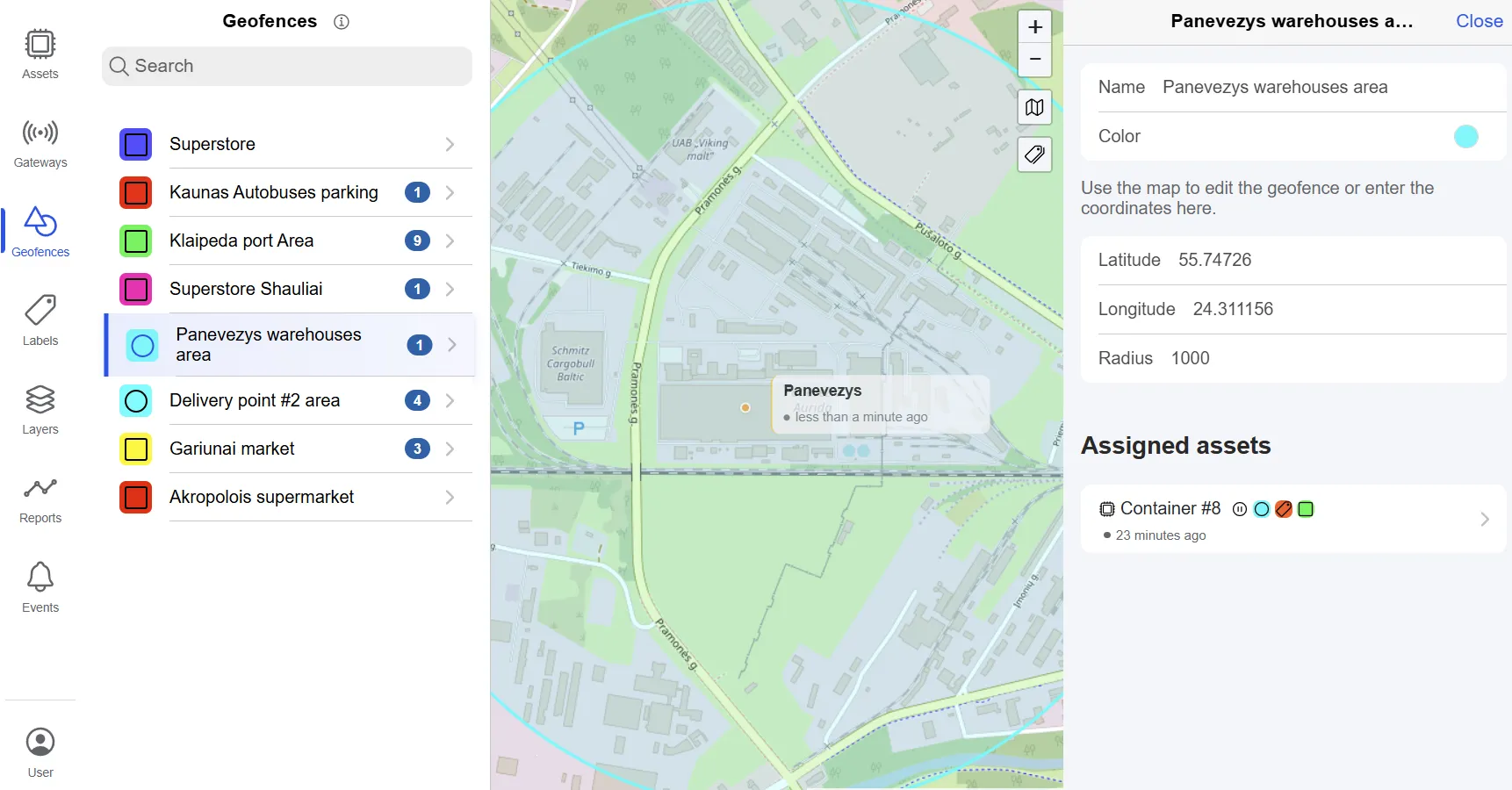 Geofences
