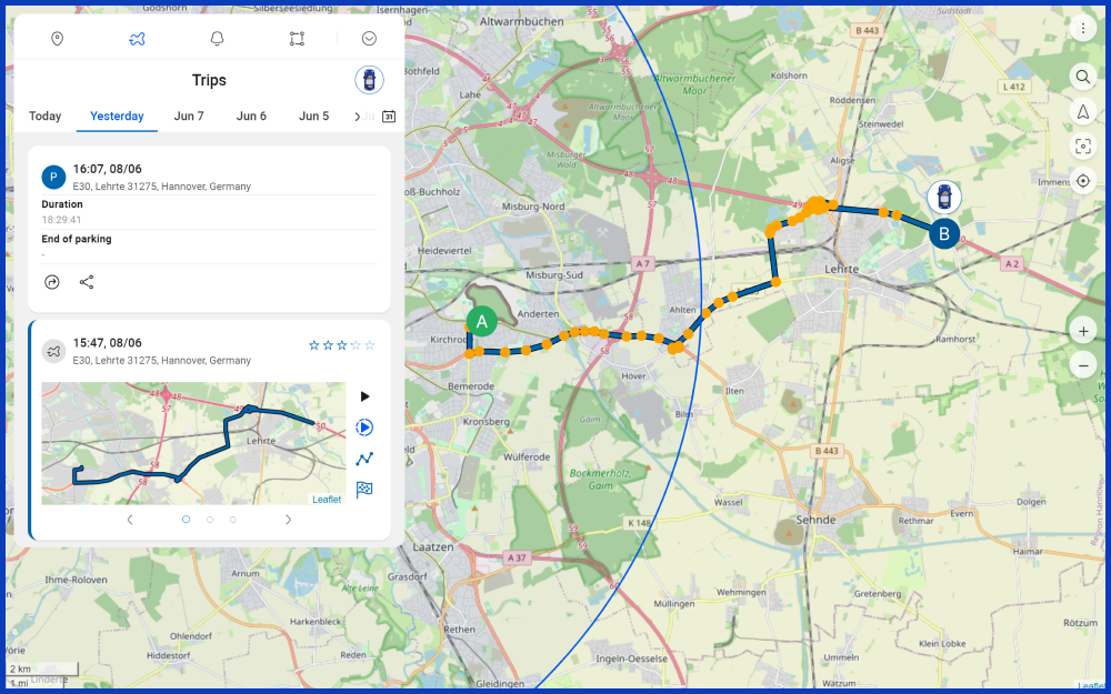 Приложение GPS для доставки