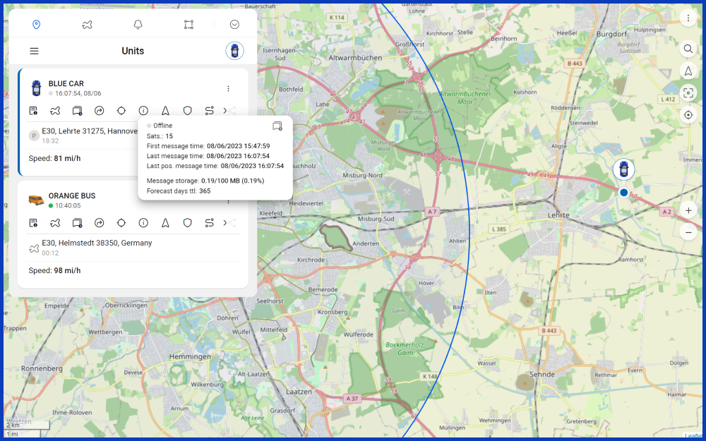 GPS para la Empresa de Último Tramo