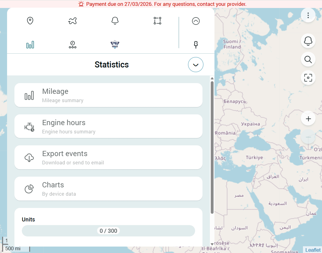 Rappel dans l'application