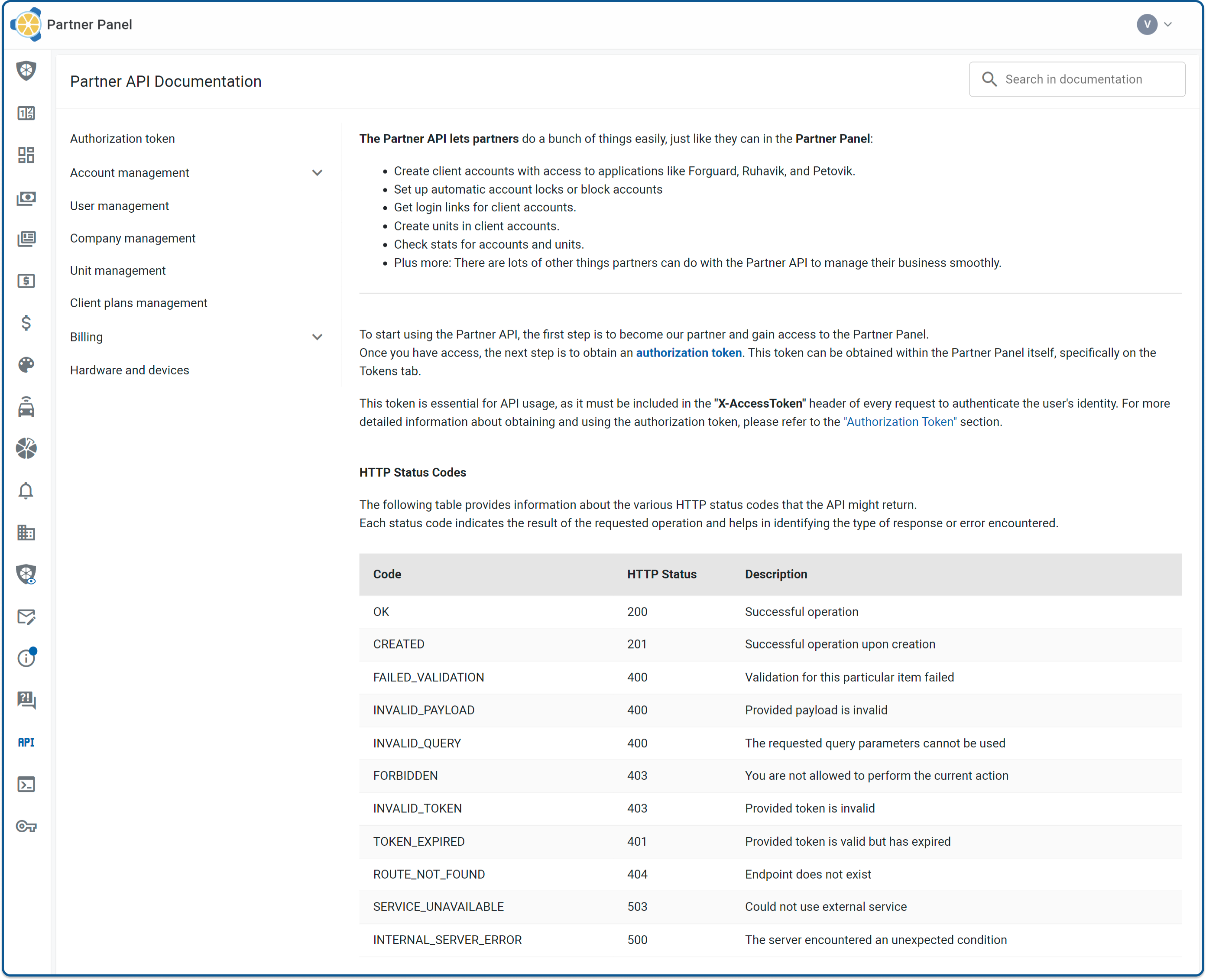 Documentation de l'API Partenaire GPS