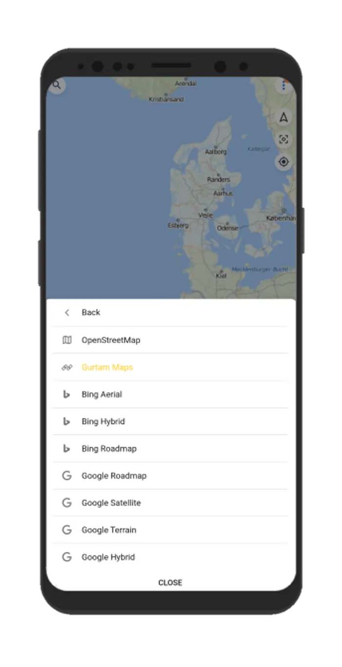 Aplicaci&oacute;n de rastreo GPS