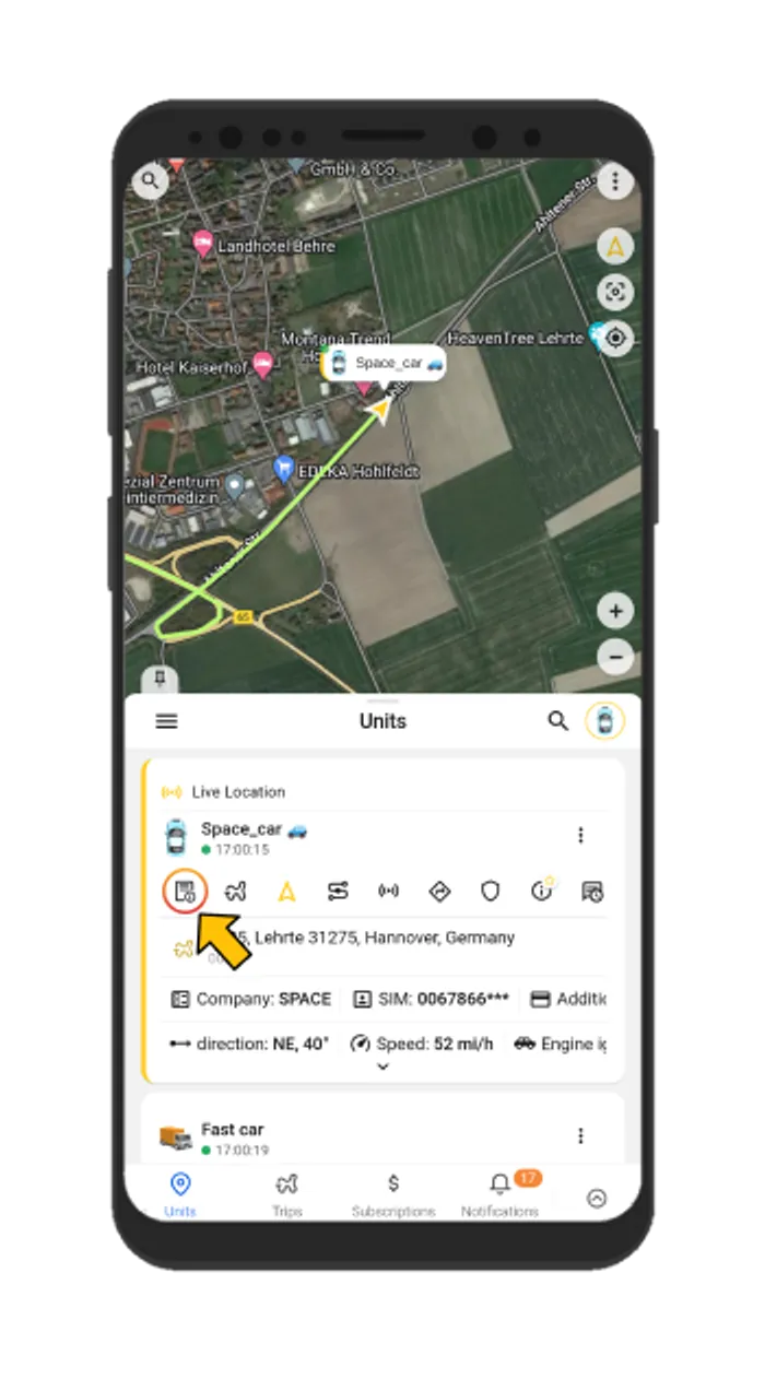 Informaci&oacute;n detallada sobre gps tracker