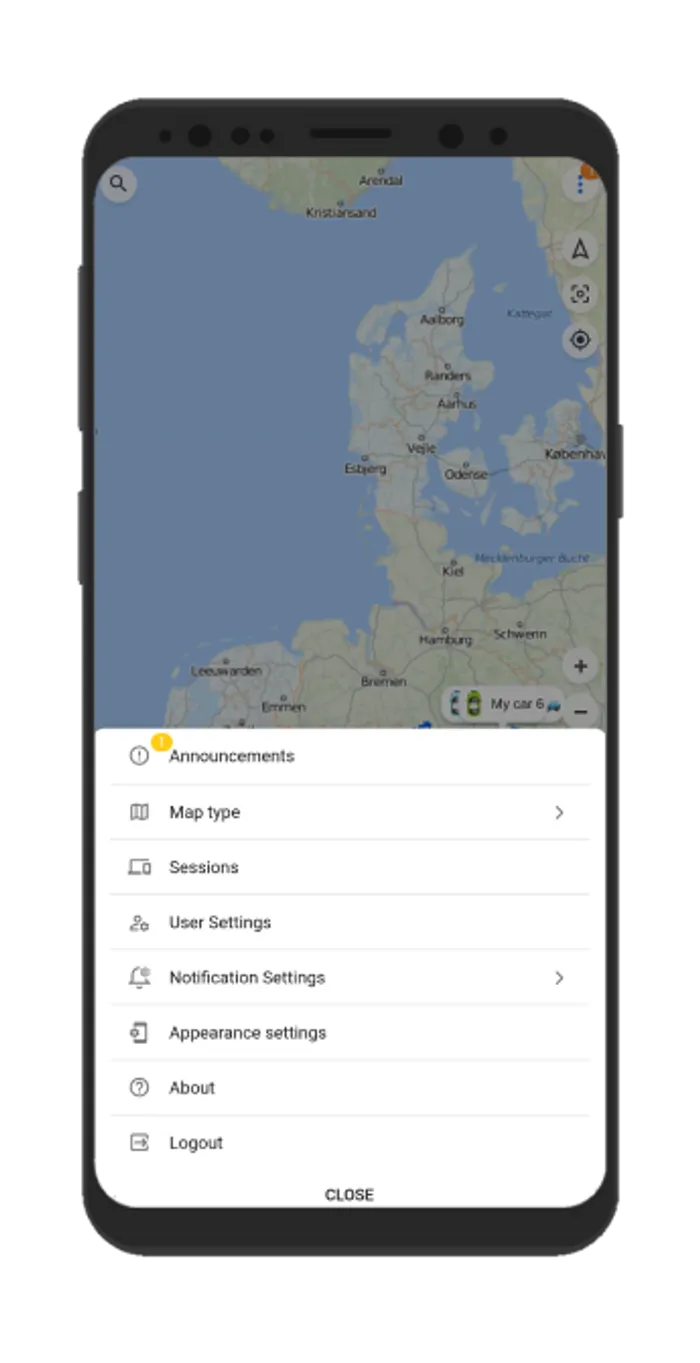 Mapas en aplicaci&oacute;n GPS