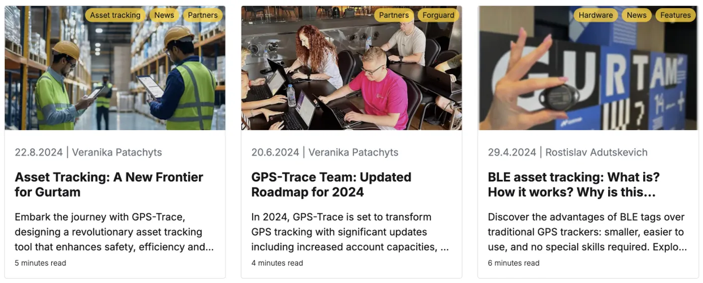 Asset Tracking Topics by Gps Trace