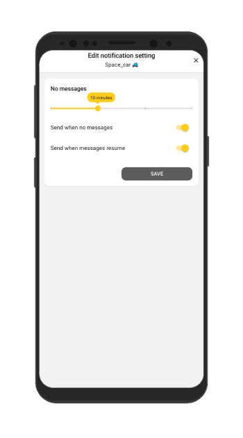 Notificações sobre a localização real do localizador GPS